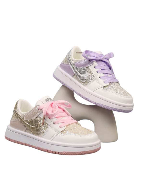 Kids' Glitter Sneakers