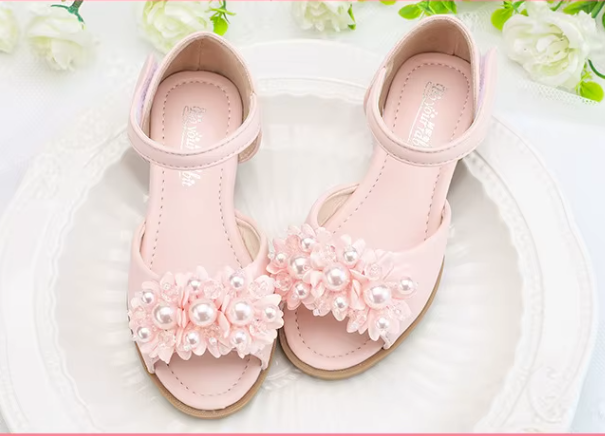 Kids’ Besshie Floral Sandals - Image 2