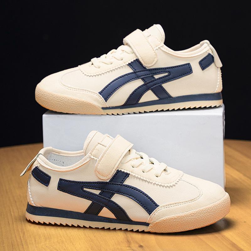 Retro Stripe Velcro Sneakers - Image 3