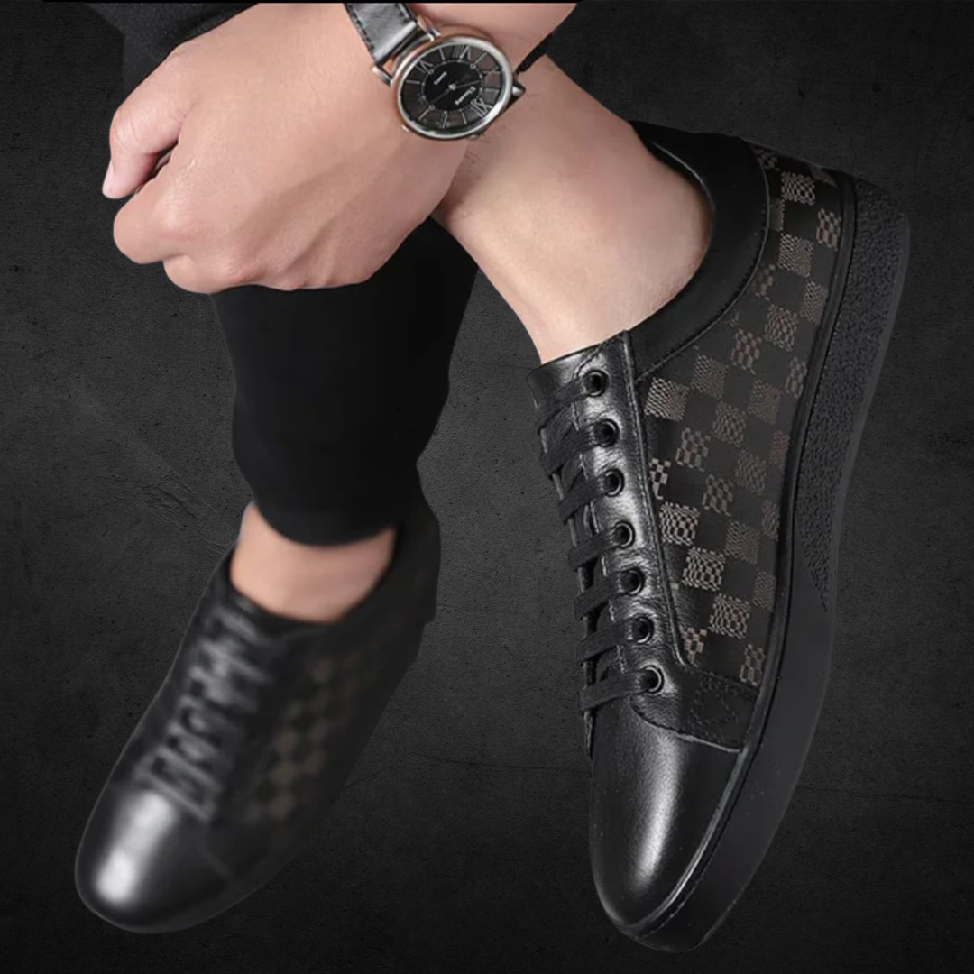 Checkered Low-Top Sneakers - Image 4