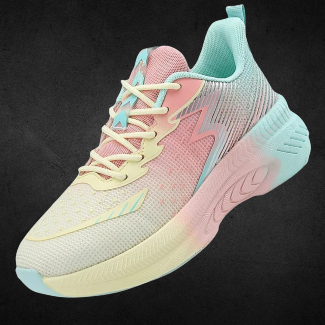 Gradient Pastel Mesh Sneakers - Image 3