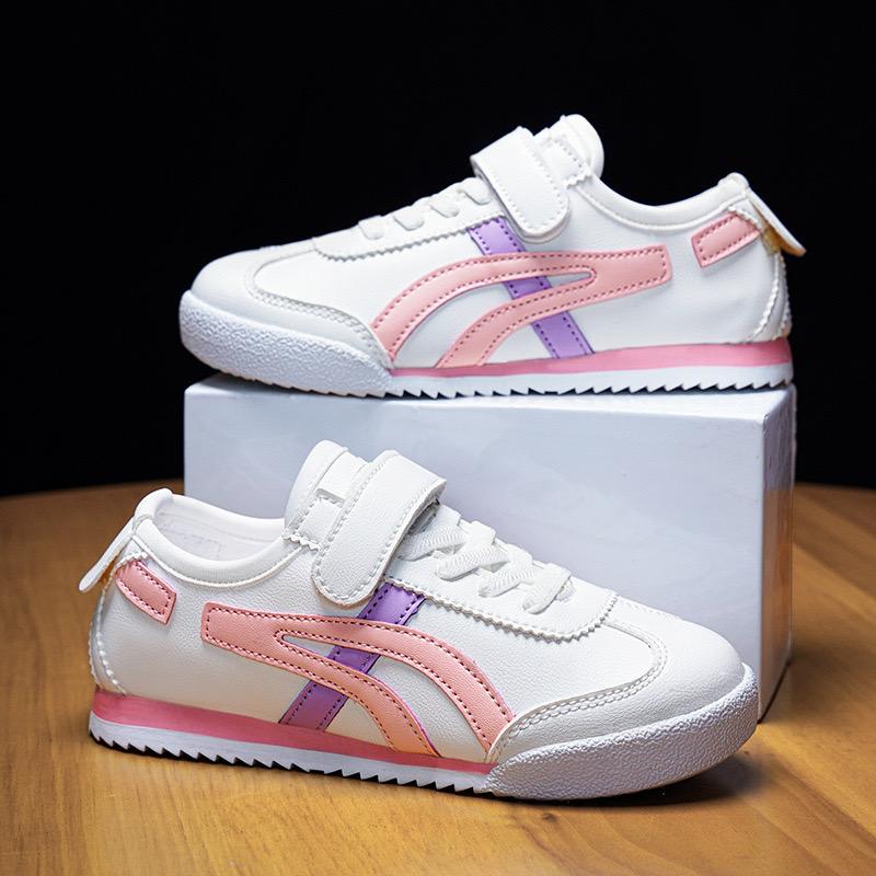 Retro Stripe Velcro Sneakers - Image 2