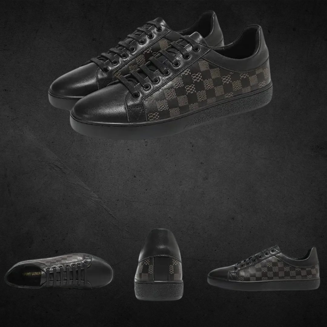 Checkered Low-Top Sneakers - Image 7