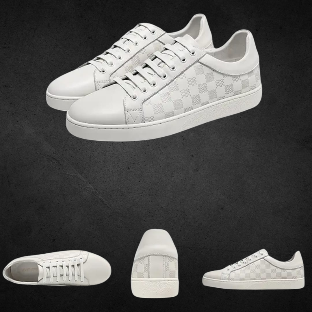 Checkered Low-Top Sneakers - Image 6