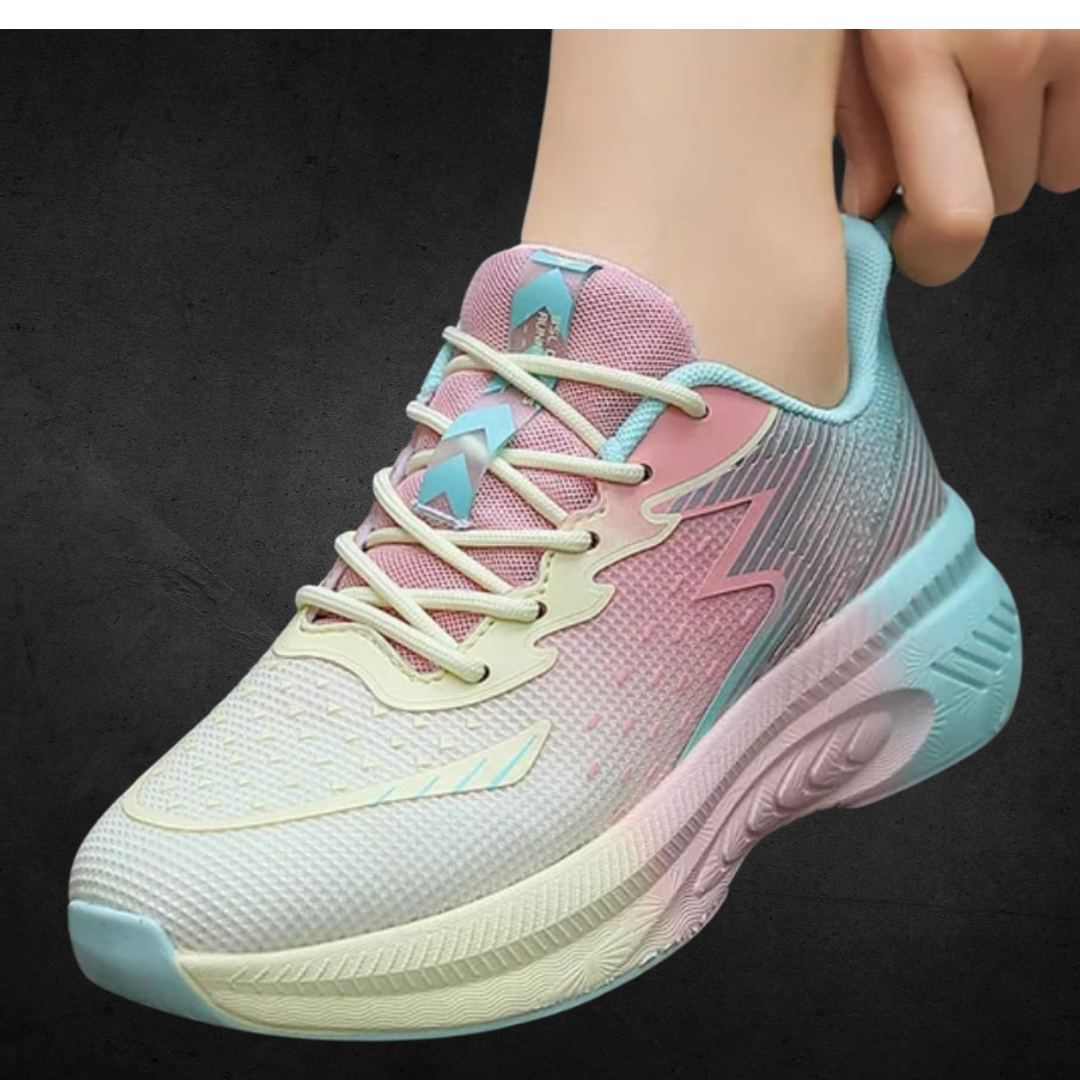 Gradient Pastel Mesh Sneakers - Image 4