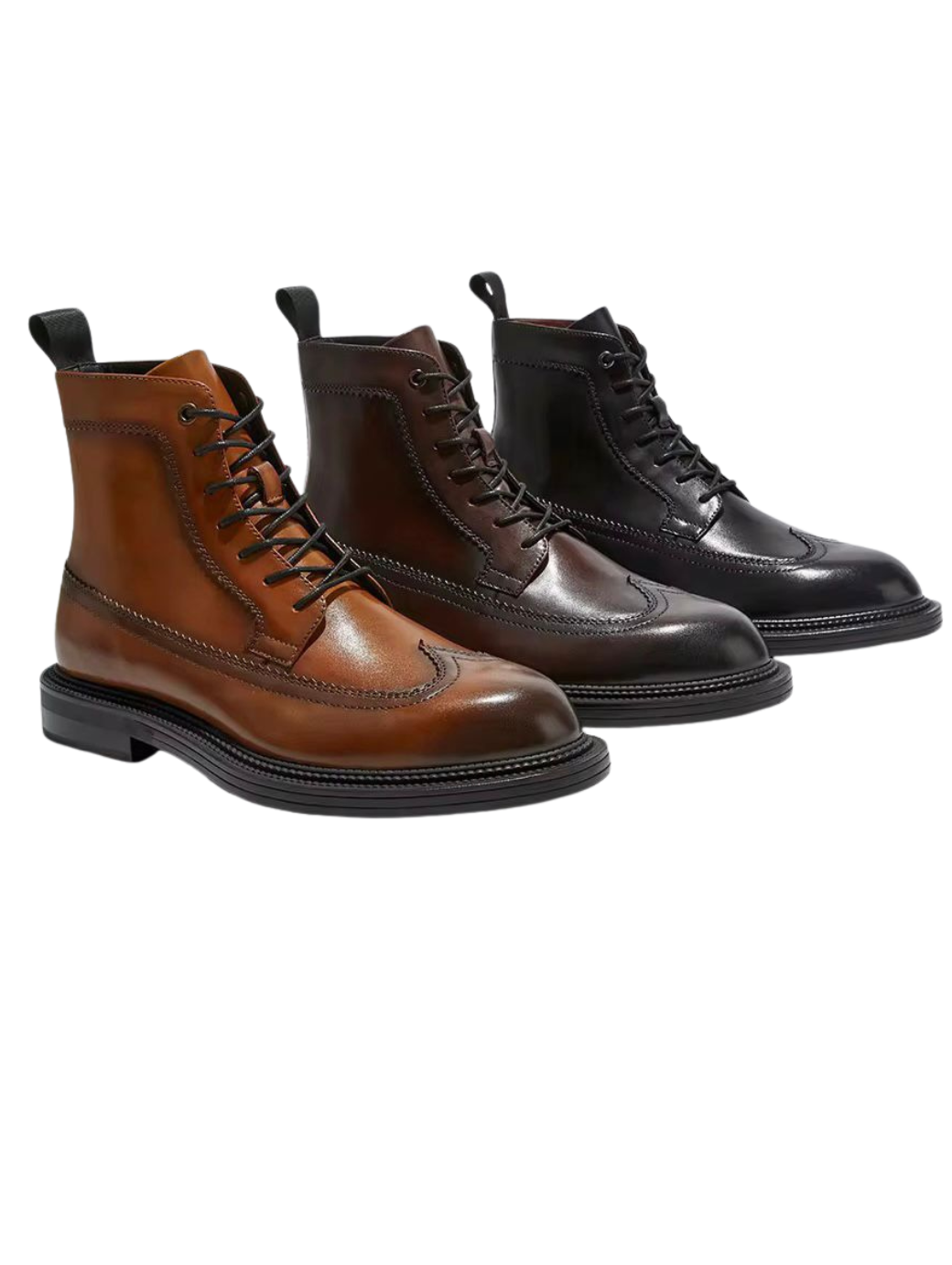 Heritage Brogue Lace-Up Boots