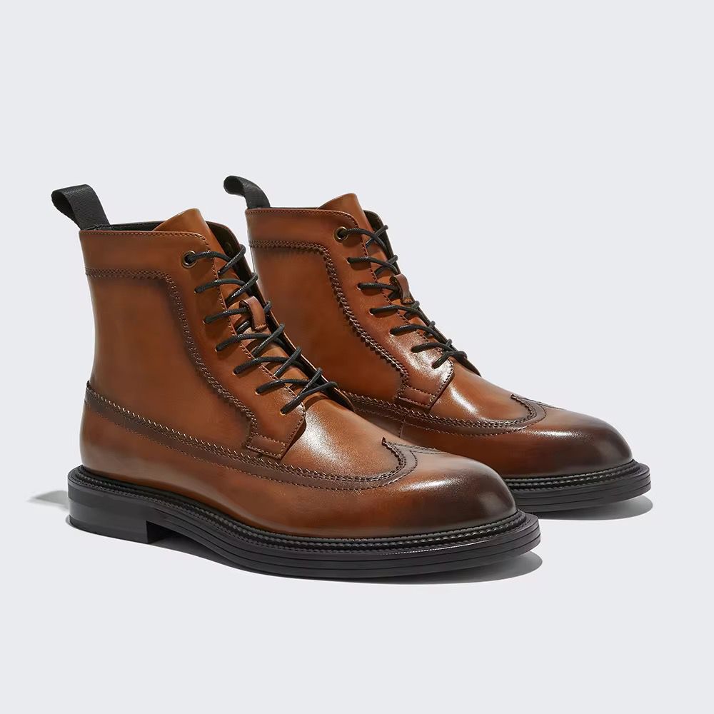 Heritage Brogue Lace-Up Boots - Image 2