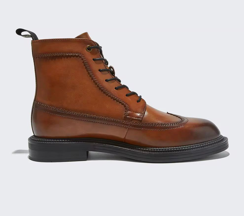 Heritage Brogue Lace-Up Boots - Image 4