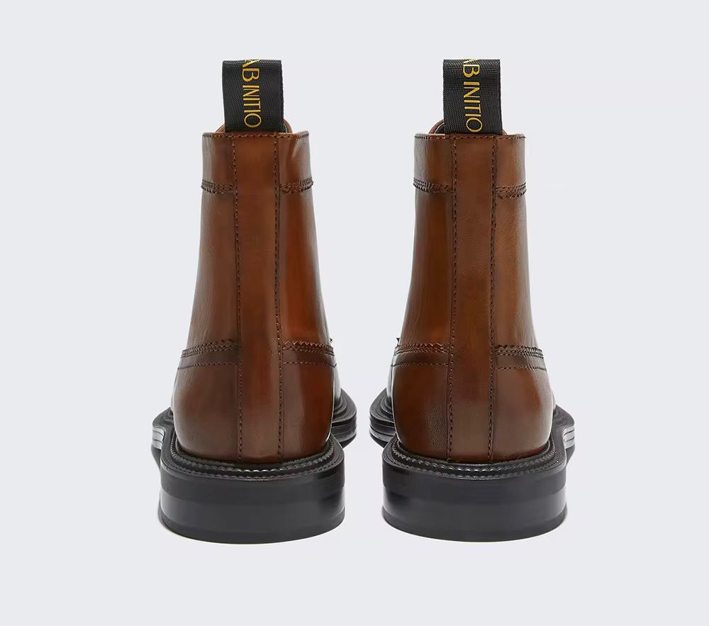 Heritage Brogue Lace-Up Boots - Image 5