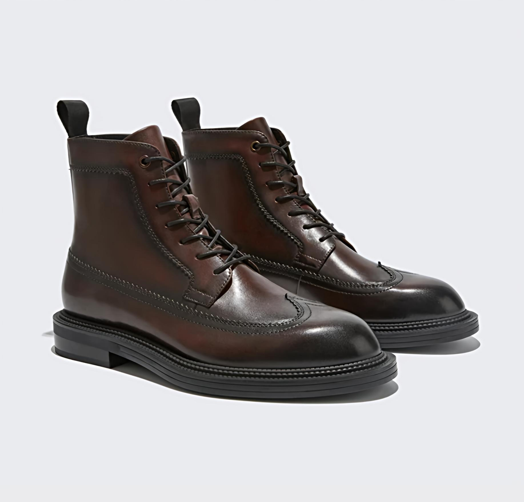 Heritage Brogue Lace-Up Boots - Image 3