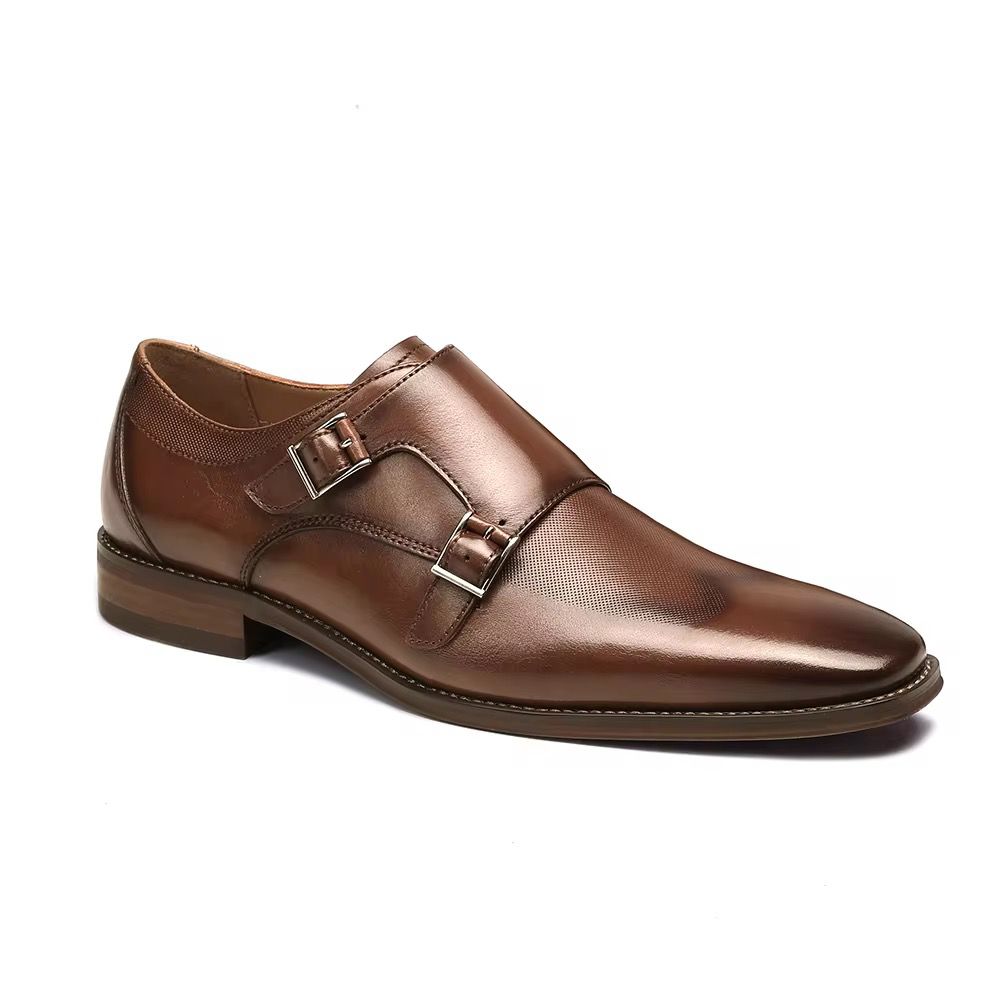 Men’s Double Monk Strap Dress Shoes - Image 2