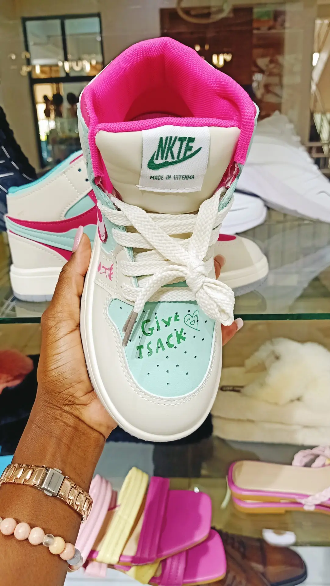 Cartoon Pop High-Top Sneakers - Image 3