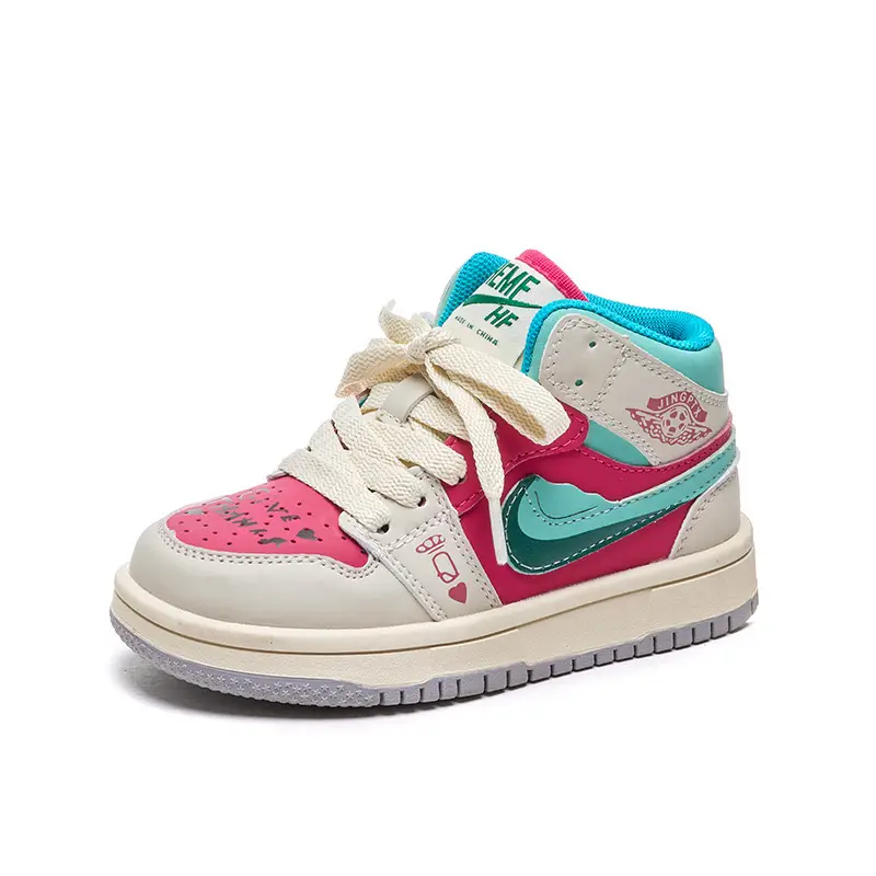 Cartoon Pop High-Top Sneakers - Image 4