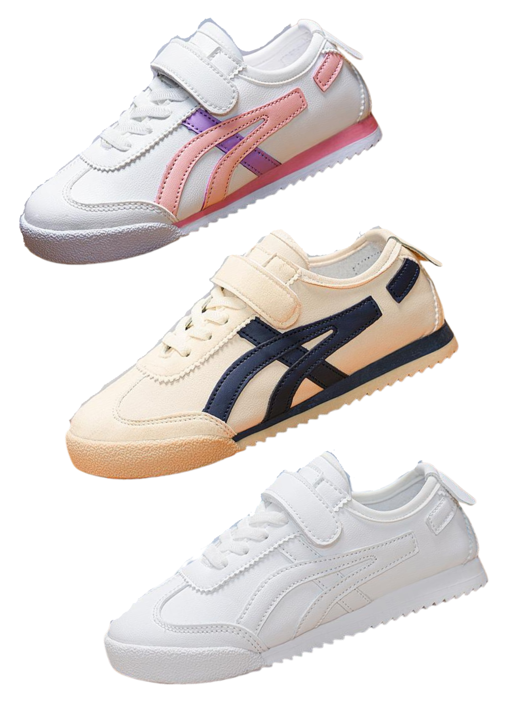 Retro Stripe Velcro Sneakers