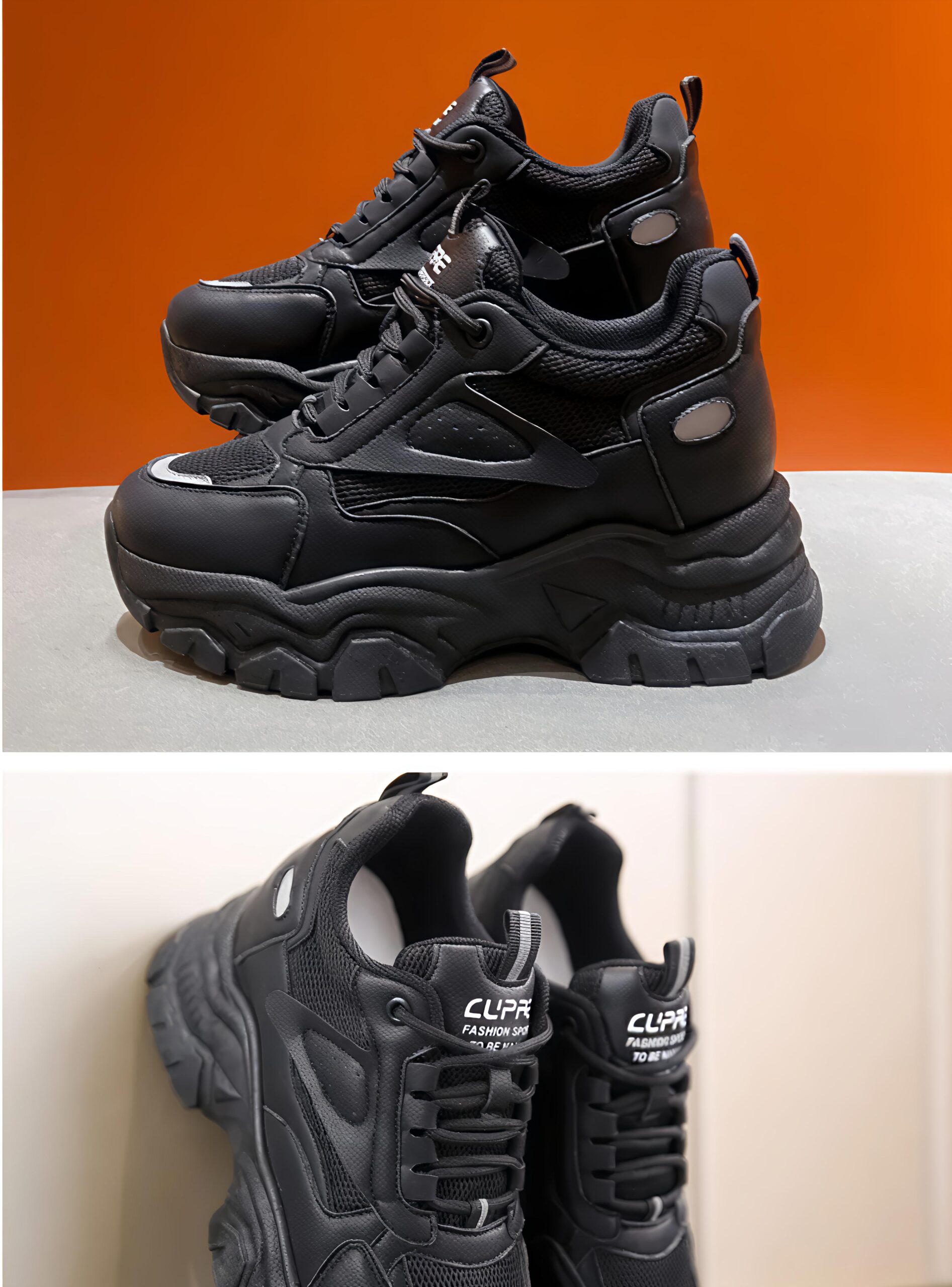 Black Sport Sneakers - Image 4