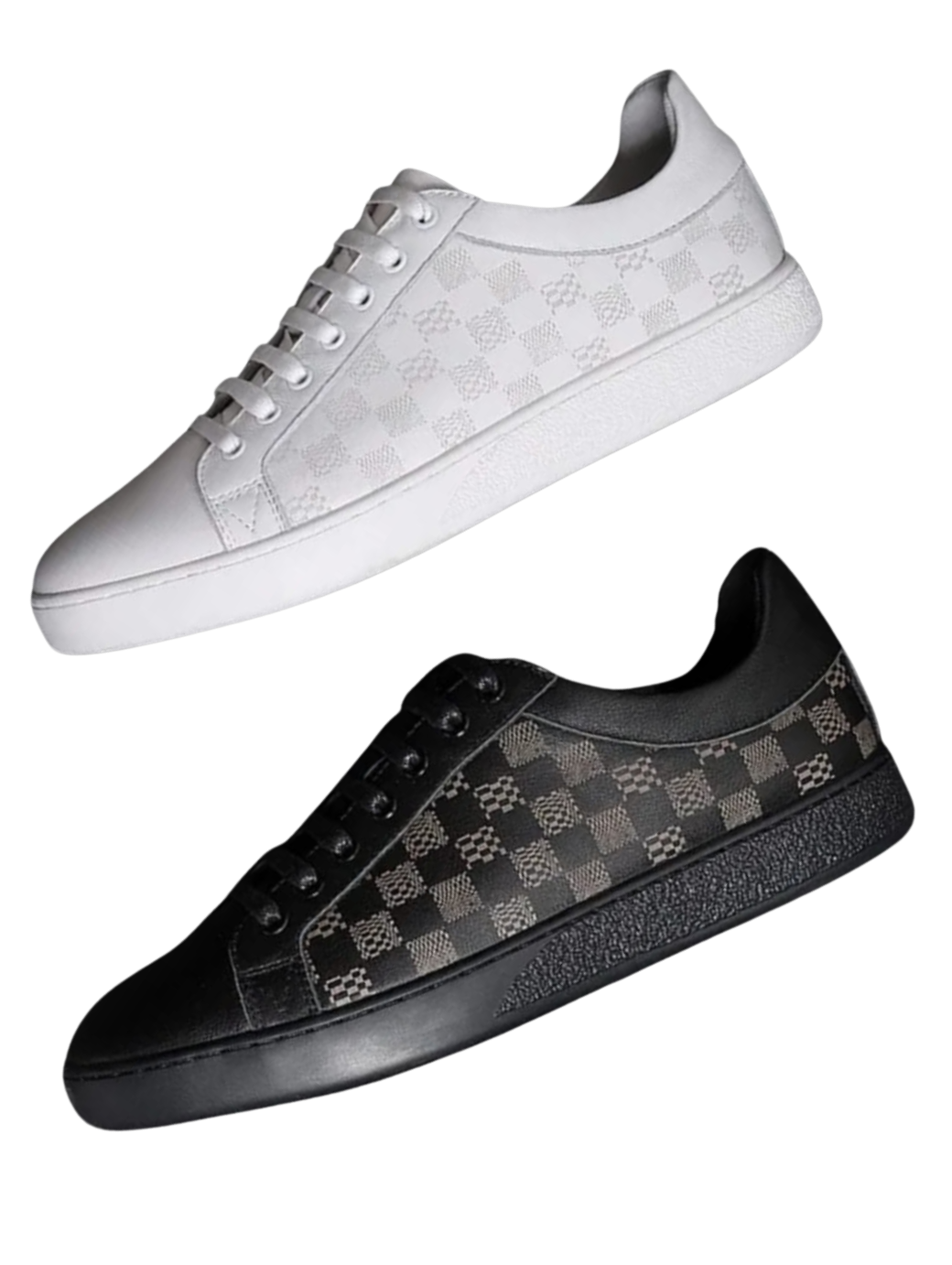Checkered Low-Top Sneakers
