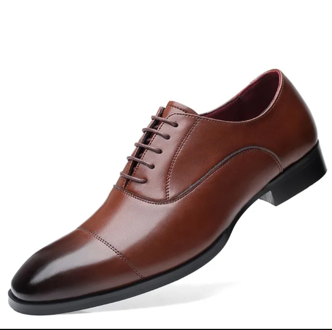 Men’s Cap-Toe Oxford Dress Shoes - Image 2